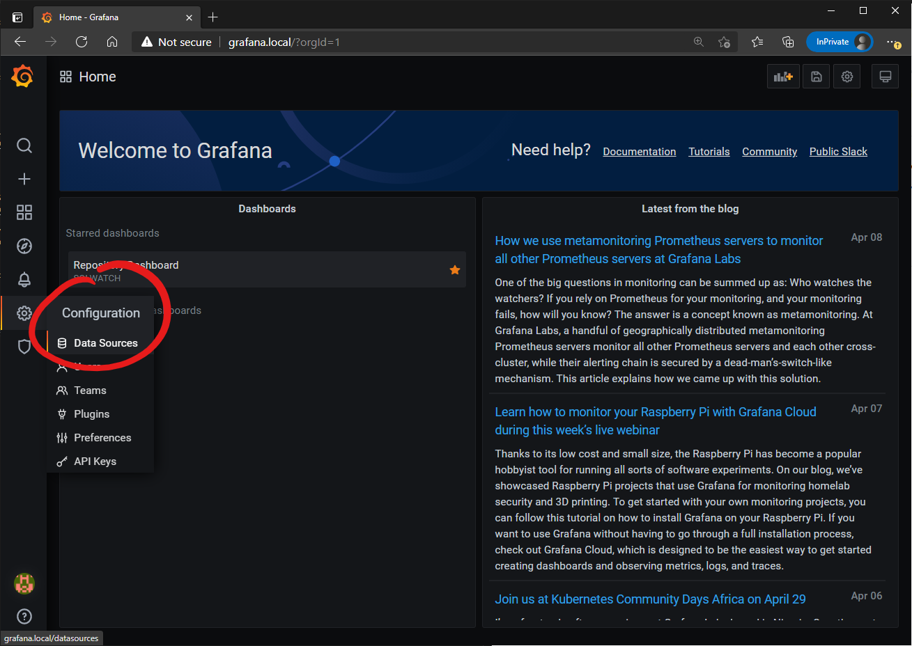 Grafana Configuration